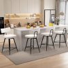 Swivel Counter Height Bar Stools Set of 4